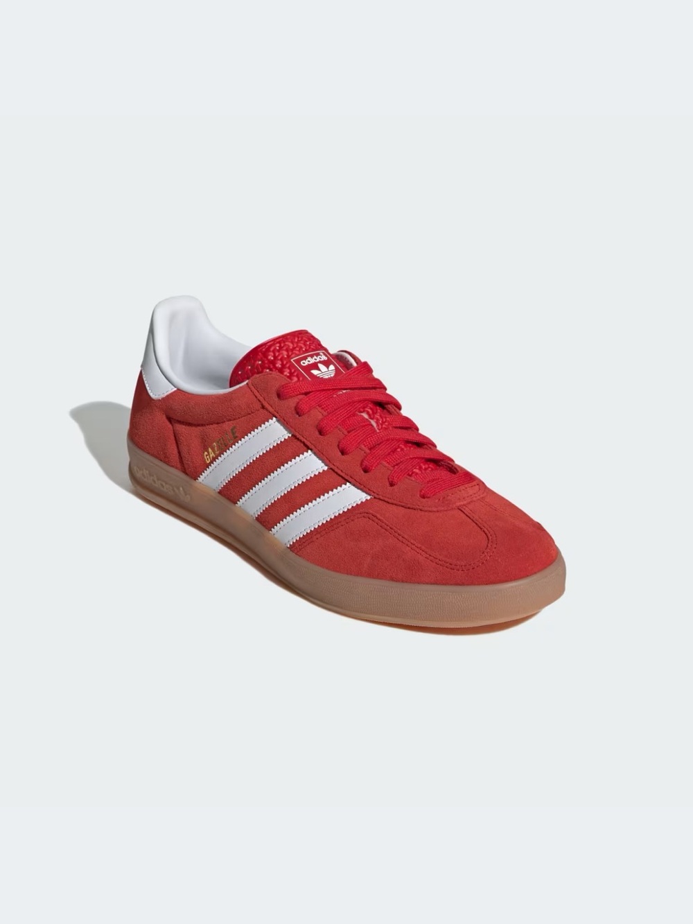 adidas Gazelle Suede Sneaker - Red/White M5/W6